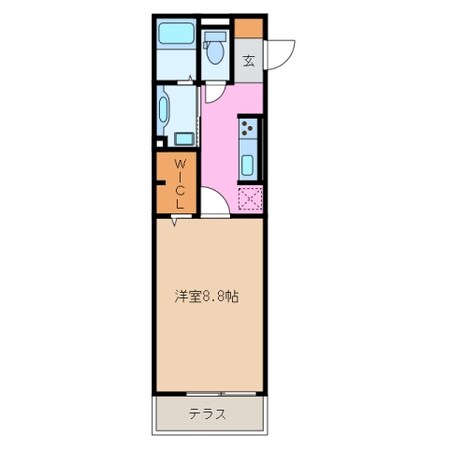 新正駅 徒歩13分 2階の物件間取画像